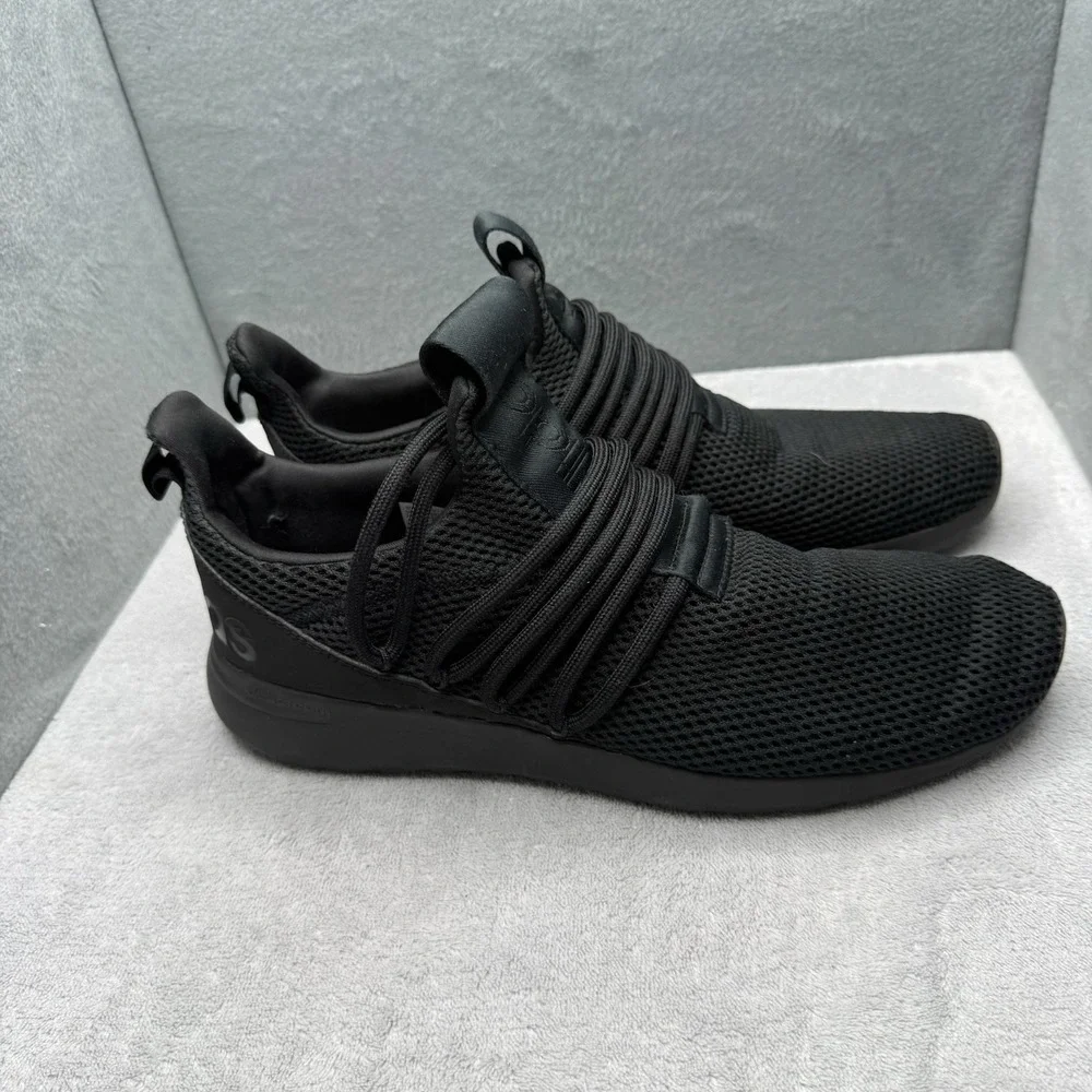 Adidas Lite Racer Adapt Cloudfoam Black Mesh Slip On Shoes Men's Size 9